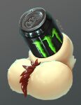 animal_genitalia anthro backsack balls beverage close-up digital_media_(artwork) digital_painting_(artwork) energy_drink fluffy fluffy_balls genitals hi_res male monster_energy neo_yin object_in_sheath object_insertion painting_(artwork) shaded sheath solo textured