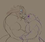 absurd_res anthro aurelion_sol_(lol) big_muscles big_pecs dragon eastern_dragon entitropy hair hi_res horn hug huge_pecs league_of_legends lgbt_pride long_hair male male/male muscular muscular_anthro muscular_male mythological_creature mythological_scalie mythology pecs ponytail pride_colors rainbow_flag rainbow_pride_flag rainbow_symbol riot_games scalie sketch tencent