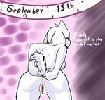  anus breasts caprine claws clothed clothing feet female fingering fur goat hair half-dressed horn long_ears looking_at_viewer mammal monster nude presenting pussy source_request toriel undertale unknown_artist video_games white_fur 