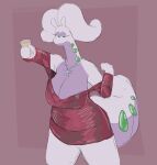 2025 20:21 absurd_res antennae_(anatomy) anthro bent_arm beverage big_breasts breasts buleruby cleavage closed_frown clothed clothed_female clothing collarbone colored container cup digital_drawing_(artwork) digital_media_(artwork) dress eyelashes fan_character female female_anthro frown frowning_at_viewer generation_6_pokemon gooby_(buleruby) goodra green_eyes hi_res holding_beverage holding_container holding_cup holding_object jewelry lidded_eyes light lighting mitten_hands mouth_closed multicolored_body multicolored_skin multicolored_tail necklace nintendo no_pupils non-mammal_breasts pink_antennae pink_body pink_skin pink_tail pokemon pokemon_(species) pokemorph portrait purple_body purple_eyelids purple_skin purple_tail red_background red_clothing red_dress simple_background solo standing tail text thick_tail thick_thighs three-quarter_portrait url