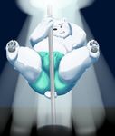  bear bulge clothing dancing graft_(artist) ice_bear male mammal polar_bear pole pole_dancing solo underwear we_bare_bears 