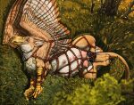 arms_tied avian barely_visible_genitalia barely_visible_vulva bdsm beak black_dildo blue_eyes bondage bound countershade_face countershade_torso countershading dildo dildo_in_vagina dildo_insertion feathered_wings feathers female female_feral feral fur genitals gryphon kalenai knot knotted_dildo legs_tied looking_pleasured lying multi_nipple mythological_avian mythological_creature mythology nipples on_grass on_ground orange_body orange_feathers orange_fur outside penetration pink_nipples pregnant pregnant_female pregnant_feral restraints rope rope_bondage scuted_arms scutes sex_toy sex_toy_in_vagina sex_toy_insertion signature solo tail tan_body tan_feathers tan_fur teats vaginal vaginal_penetration venlightchaser vulva wings yellow_beak