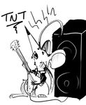  ac/dc eyes_closed guitar hard_rock mammal music musical_instrument open_mouth performing rat rodent simple_background singing source_request tagme unknown_artist white_background 