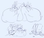 2023 ambiguous_feral ambiguous_gender angry_birds angry_birds_stella antennae_(anatomy) arthropod ass_to_ass avian beak beetle belly belly_expansion big_belly big_butt bird blue_background blue_beak blue_body blue_eyes blue_feathers blue_tongue blush blush_lines burp_cloud burping butt butt_expansion chubby_cheeks clothing cockatoo columbid crowned_pigeon cucujoid digital_drawing_(artwork) digital_media_(artwork) english_description expansion eyelashes eyes_closed face_on_belly face_squish feather_hair feathers female feral fizzooka flat_colors galah group hair half-closed_eyes hat hat_only headgear headgear_only headwear headwear_only heart_symbol hearts_around_head hi_res huge_belly huge_butt hyper hyper_belly insect ladybug larger_female limbless long_hair looking_at_another morbidly_obese morbidly_obese_female mostly_nude mostly_nude_female multiple_images narrowed_eyes no_pupils obese obese_female open_beak open_mouth overweight overweight_female parrot pigeon pseudo_hair rovio_entertainment sega simple_background size_difference smaller_ambiguous smaller_feral squish stella_(angry_birds) tail tail_feathers thin_eyebrows tongue trio weight_gain willow_(angry_birds)