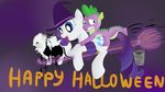  friendship_is_magic halloween holidays jbond my_little_pony opal_(mlp) rarity_(mlp) spike_(mlp) 