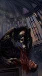  anthro blood canine death human latex_(artist) mammal were werewolf wolf 