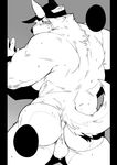  anthro baker_(kokuhane) biceps butt canine dog hat kokuhane looking_back male mammal muscular muscular_male 