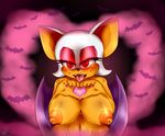  2015 absurd_res anthro big_breasts blood blush breasts eyeshadow female flame-lonewolf fur hi_res invalid_tag looking_at_viewer makeup mammal nail_polish nipples nude open_mouth red_eyes rouge_the_bat solo sonic_(series) teeth video_games white_fur wings 