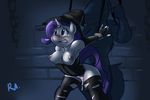  2015 anthro anthrofied blue_eyes bluecoffeedog blush bound breasts chain clothed clothing cum duo equine female forced friendship_is_magic hair hat hi_res horn inside legwear male male/female mammal my_little_pony nipples purple_hair rape rarity_(mlp) restrained sex tears thigh_highs torn_clothing unicorn witch_hat 