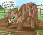  2015 anus butt equine fearingfun female feral friendship_is_magic hair horn mammal mud my_little_pony outside pussy solo sweetie_belle_(mlp) unicorn young 