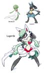  fusion gardevoir lucario nintendo pok&eacute;mon twisted-wind video_games 