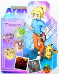  absurdres aipom doduo highres letter minior pikachu poke_ball pokemon samus_aran 