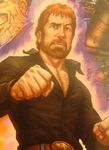  beard brown_hair chuck_norris clenched_hands epic facial_hair male_focus manly mustache realistic solo 