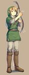  bad_id bad_pixiv_id blonde_hair boots bow_(weapon) link male_focus pointy_ears solo the_legend_of_zelda the_legend_of_zelda:_twilight_princess uichi weapon 