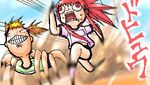  blonde_hair bloomers bulging_eyes child crawling demon_girl konjiki_no_gash konjiki_no_gash!! long_hair lowres naomi red_hair redhead running tio_(gash_bell) tio_(konjiki_no_gash!!) tio_(zatch_bell) twintails underwear what 