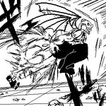  balrog demolt demon_girl fight fighting horns konjiki_no_gash konjiki_no_gash!! laila lowres magic moon wings 