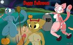  blue_fur breasts butt cocks feline fur halloween holidays katia_managan mammal nicole_watterson oral pink_fur prequel pussy shima shima_luan the_amazing_world_of_gumball the_elder_scrolls tylertmk video_games yellow_fur 