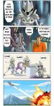 anthro armor clothed clothing comic cooking dialogue duo english_text flying generation_1_pokemon giovanni_(pokemon) human legendary_pokemon male mammal mewtwo nintendo pokemoa pokemon pokemon_(species) speech_bubble team_rocket text third-party_edit translated
