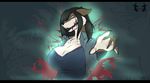  big_breasts blood breasts canine female huge_breasts looking_at_viewer mammal rohan_scribe wolf 