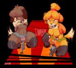  after_anal anal_fluids animal_crossing anthro bbgg_(artist) big_butt bodily_fluids bound brother_(lore) brother_and_sister_(lore) butt canid canine canis chastity_cage chastity_device clothed clothing digby_(animal_crossing) domestic_dog duo egg_vibrator female flat_chastity_cage hi_res isabelle_(animal_crossing) leash leashed_female leashed_male leashed_together lube_on_sex_toy male mammal nintendo nipple_weights nipples penetration puffy_nipples questionable_consent sex_toy sex_toy_in_vagina sex_toy_insertion shih_tzu sibling_(lore) sister_(lore) skimpy sweat tail tail_motion tailwag thick_thighs toy_dog twins_(lore) vaginal vaginal_penetration vibrator vibrator_in_vagina vibrator_on_clitoris 