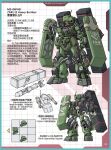  absurdres chinese_commentary chinese_text commentary_request english_text gatling_gun gundam highres l343558977 mecha mecha_focus missile mobile_suit mobile_suit_gundam no_humans one-eyed original redesign robot science_fiction shield translation_request zaku_ii zeon 