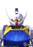  commentary_request company_name copyright_logo copyright_notice glowing glowing_eyes gundam gundam_card_game kenko_(a143016) logo looking_at_viewer mecha mecha_focus mobile_suit no_humans official_art robot science_fiction simple_background solo straight-on sunrise_(company) turn_a_gundam turn_a_gundam_(mobile_suit) upper_body white_background yellow_eyes 