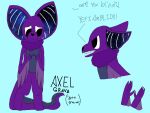 4:3 anthro bat deity fur galaxy hi_res lafterdark male mammal purple_body purple_fur solo space wings