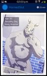  2015 anhes anthro balls bathroom blue_eyes cellphone chicobo collaboration dating_site devil_horns eddie erection eyewear glasses looking_at_viewer male mammal mirror musclegut muscular nude penis phone rhinoceros selfie smile solo toned uncut vein 