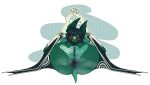 absurd_res anthro anus anus_focus areola bangs bat bat_nose bat_wings big_anus blythe_(zear) breasts butt circle_(marking) embarrassed eyebrows fangs feet female fluffy genitals green_anus green_areola green_body green_hair green_vulva hair hand_on_leg hand_wings hi_res leaf-nosed_bat legs_up looking_away mammal markings membrane_(anatomy) membranous_wings microbat multiple_piercings musk musk_cloud musky_anus musky_butt neck_tuft piercing presenting presenting_anus presenting_hindquarters pretzel_position psaik4 pupils red_sclera ring_(marking) simple_background small_breasts small_tail solo tail teeth tuft vulva white_eyebrows white_feet white_pupils wings yangochiropteran