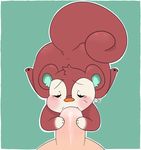  2015 all_fours animal_crossing blush eyes_closed fanface fellatio female fur interspecies male male/female mammal nintendo nude oral penis poppy_(animal_crossing) red_fur rodent sex simple_background squirrel video_games 
