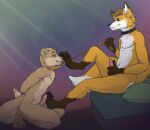absurd_res animal_genitalia animal_penis anthro blue_eyes brown_body brown_claws brown_ear_tips brown_feet brown_fur brown_hair brown_paws canid canine canine_genitalia canine_penis claws collar dipstick_ears dipstick_tail duo ear_markings feet foot_fetish foot_lick foot_play footjob fox foxbrush_tailwag fur genitals hair hi_res humanoid_genitalia humanoid_penis larva_art leash leash_pull licking male male/male mammal markings masturbation multicolored_ears multicolored_tail mustelid orange_body orange_fur otter penis pink_penis red_fox sex tail tail_markings tan_body tan_fur tongue true_fox white_chest white_markings white_snout white_tail_tip