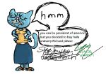 2026 anthro arms_bent belt belt_buckle biped black_eyebrows black_text blue_body blue_bottomwear blue_clothing blue_ears blue_fur blue_skirt blue_tail bottomwear brown_belt brown_clothing brown_footwear brown_sandals brown_shoes buckle cartoon_network closed_frown clothed clothed_anthro clothed_female clothing colored_sketch curved_tail dialogue digital_drawing_(artwork) digital_media_(artwork) domestic_cat elderly elderly_anthro elderly_female english_text eyebrows eyelashes eyes_closed facial_markings feet felid feline felis female fingers footwear frown fully_clothed fully_clothed_anthro fully_clothed_female fur green_text hands_on_hips hands_on_own_hips head_markings huge_hips light_body light_fur light_markings long_eyelashes mammal markings mary_senicourt mature_anthro mature_female mouth_closed muzzle_(marking) name_drop name_in_dialogue pink_nose plantigrade pointy_ears prick_ears round_nose sandals shoes simple_background sketch skirt sleeveless_clothing sleeveless_sweater sleeveless_topwear solo speech_bubble sweater tail text the_amazing_world_of_gumball three-quarter_view topwear white_background white_markings white_speech_bubble wide_hipped_anthro wide_hipped_female wide_hips yellow_clothing yellow_sweater yellow_topwear ztarbyx