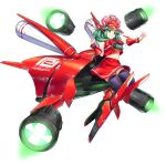  1girl alternate_costume bow breasts chibi chibi_inset closed_mouth flight_pack frilled_bow frilled_ribbon frills game_asset green_eyes green_hair hair_bow hat highres kagiyama_hina long_hair looking_at_viewer midriff navel non-web_source official_art purple_thighhighs red_bow red_hat red_ribbon red_shirt red_skirt ribbon rotte_(1109) science_fiction shirt skirt sleeveless sleeveless_shirt small_breasts smile thighhighs third-party_source touhou touhou_lostword transparent_background visor_cap 