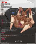 2024 4:5 absurd_res anthro barely_visible_genitalia barely_visible_vulva big_breasts big_nipples blush bodily_fluids breasts brown_body brown_fur dialogue dildo dildo_in_vagina dildo_insertion english_text eyelashes female fur furniture generation_4_pokemon genital_fluids genitals grey_sclera heart_symbol hi_res huge_breasts huge_nipples lagomorph lopunny mammal montgomery_glands mrdirtandgrime muscular_legs navel nintendo nipples offscreen_character open_mouth penetration pink_eyes pokemon pokemon_(species) puffy_nipples recording saliva sex_toy sex_toy_in_vagina sex_toy_insertion sitting sofa solo tail tan_body tan_fur teeth text thick_thighs vaginal vaginal_fluids vaginal_penetration vulva