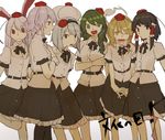  :d alternate_costume animal_ears bad_id bad_twitter_id belt black_eyes black_hair black_legwear blonde_hair bow braid bunny_ears cosplay gohei gradient gradient_background green_eyes green_hair hair_bow hair_ornament hair_tubes hairband hakurei_reimu hat hichiko hitodama interlocked_fingers izayoi_sakuya kirisame_marisa kochiya_sanae konpaku_youmu konpaku_youmu_(ghost) lavender_hair long_hair looking_at_another looking_at_viewer multiple_girls one_eye_closed open_mouth pantyhose profile puffy_sleeves red_eyes reisen_udongein_inaba ribbon shameimaru_aya shameimaru_aya_(cosplay) shirt short_hair short_sleeves side_braid silver_hair single_braid skirt smile snake_hair_ornament tokin_hat touhou twintails wrist_cuffs yellow_eyes 