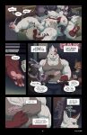  4_panel_comic 4_toes 5_fingers 5_panel_comic abs absurd_res anthro balls barazoku biceps big_muscles big_pecs biped black_eyes blue_bottomwear blue_clothing blue_jeans blue_pants blush bodily_fluids boss_(thepurp) bottomwear butt canid canine canis chest_harness clothed clothed/nude clothed_anthro clothed_male clothing comic denim denim_bottomwear denim_clothing dialogue digital_media_(artwork) eeveelution english_text espeon feet fingers fox generation_2_pokemon generation_3_pokemon generation_7_pokemon generation_8_pokemon genitals group hair harness hi_res huge_pecs jeans lactating lycanroc making_out male male_lactation male_rimming_male mammal midnight_lycanroc musclegut muscular muscular_anthro muscular_male nickit nintendo nipples nude nude_anthro nude_male obstagoon open_mouth pants pawpads paws pec_grab pec_pinch pecs penetration penis pink_sclera pokemon pokemon_(species) projectile_lactation shirt speech_bubble tail tank_top text thepurp toes tongue tongue_out topwear trio umbreon zang_(thepurp) zangoose 