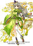  asymmetrical_clothes asymmetrical_legwear breasts brown_eyes fan flower_knight_girl full_body ginkgo gradient_hair grey_hair hair_intakes hat ichou_(flower_knight_girl) japanese_clothes jewelry knees_together_feet_apart leaf_print long_hair looking_at_viewer low-tied_long_hair medium_breasts mini_hat multicolored_hair necklace no_panties object_namesake official_art pelvic_curtain red_hair ribbon-trimmed_sleeves ribbon_trim rope single_sock single_thighhigh smile socks solo tassel tate_eboshi thigh_gap thighhighs vambraces very_long_hair wamusato_haru wide_sleeves 