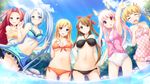  :o ahoge alpharia_(kenseiki_alpha_ride) armpits arms_behind_back artist_request astera_(kenseiki_alpha_ride) bangs bikini bikini_skirt bikini_under_clothes black_bikini blonde_hair blue_bikini blue_eyes blue_hair blunt_bangs blush braid breasts brown_eyes brown_hair cameltoe casual_one-piece_swimsuit cleavage clenched_hand closed_eyes cloud contrapposto covered_navel cowboy_shot day fisheye frilled_bikini frills front-tie_bikini front-tie_top game_cg green_eyes groin hair_bobbles hair_ornament hair_ribbon hairclip half-closed_eyes halterneck hand_on_hip hands_on_own_chest highres kenseiki_alpha_ride large_breasts letiola_(kenseiki_alpha_ride) light_rays lineup long_hair lowleg lowleg_bikini multiple_girls naughty_face navel o-ring o-ring_bikini o-ring_bottom o-ring_top one-piece_swimsuit orange_bikini outdoors outstretched_arm outstretched_hand parted_bangs pink_hair plaid plaid_swimsuit raised_eyebrows red_eyes red_hair ribbon rock sarong side-tie_bikini sideboob sky small_breasts sports_bikini standing strapless sunbeam sunlight swimsuit swimsuit_under_clothes titis_(kenseiki_alpha_ride) twintails two_side_up underboob veridadear_(kenseiki_alpha_ride) very_long_hair wading white_swimsuit ypsira_(kenseiki_alpha_ride) 