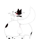  ! anus balls blush bottomless butt canine clothed clothing dialogue dog doggo faceless_male first_person_view half-dressed male male_pov mammal pulling undertale undressing unknown_artist video_games 