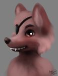  acru_jovian canine cute digital_media_(artwork) eye_patch eyewear five_nights_at_freddy&#039;s fox foxy_(fnaf) fur grey_background male mammal simple_background video_games 