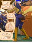 accident akikoandlostari angry anthro being_watched belt blue_bottomwear blue_clothing blue_hair blue_jeans blue_pants blush bodily_fluids boots bottomwear brown_eyes butt canid canine carmelita_fox chair choker clothing comic covering covering_self denim denim_bottomwear denim_clothing detective ear_piercing embarrassed english_text feces feces_on_body feces_on_butt female fluffy fluffy_tail footwear fox furniture genital_fluids hair hi_res humiliation jacket jeans jewelry leather leather_clothing leather_jacket leather_topwear looking_at_another mammal navel necklace office omorashi onomatopoeia pants pee_desperation peed peeing piercing police police_badge police_uniform poop_desperation pooped pooping procyonid public public_humiliation raccoon rumbling_stomach shoes sly_cooper_(series) soiled soiling soiling_bottomwear sony_corporation sony_interactive_entertainment sound_effects sucker_punch_productions tail text topwear true_fox uniform urine urine_drip urine_on_ground urine_on_leg urine_pool urine_stream wetting wetting_bottomwear yelling