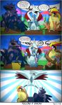 3d_(artwork) absurd_res ambiguous_gender angry aquinas_audax avian beak bird blender_(artwork) blender_cycles_(artwork) blender_eevee_(artwork) blush bucket cleaning_feet collar comic competition container corviknight covering covering_crotch covering_self dialogue_box digital_media_(artwork) disembodied_hand disembodied_tongue embarrassed english_text feet feral foot_fetish foot_focus foot_lick generation_1_pokemon generation_2_pokemon generation_8_pokemon group hi_res human leash licking mammal nintendo open_mouth outside pidgeot pokemon pokemon_(species) signature skarmory soap standing_on_head talon_fetish talons text toes tongue wings