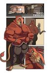  anthro bulge comic feline furious lion male mammal muscular pridestar_(furious) 
