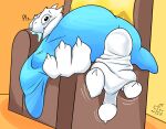 3_toes absurd_res anthro bovid caprine feet female foot_focus hi_res looking_back mammal marcosos soles solo text toes toriel undertale_(series) white_body