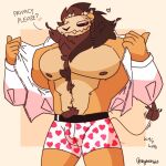 2024 5_fingers anthro artist_name atzi_(atzilion) big_muscles biped black_sclera blush blush_lines bone bone_mask braided_hair brown_mane clothed clothed_anthro clothed_male clothing dialogue digital_drawing_(artwork) digital_media_(artwork) english_text felid fingers front_view hair heart_clothing heart_symbol heart_underwear hi_res holding_clothing holding_jacket holding_object holding_topwear jacket lion looking_at_viewer male mammal mane mask muscular muscular_anthro muscular_male narrowed_eyes nipples onomatopoeia open_clothing open_jacket open_topwear pantherine pink_clothing pink_underwear portrait pupils simple_background skull skull_mask skykdotidot slit_pupils snout solo sound_effects tail tail_motion tail_tuft tailwag talking_to_viewer tan_background text three-quarter_portrait topless topless_anthro topless_male topwear tuft underwear white_clothing white_jacket white_topwear white_underwear