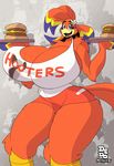  avian big_breasts breasts burger female food huge_breasts lionalliance solo 