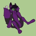 1:1 2026 3_toes animate_inanimate anthro black_body black_fur black_hair button_(fastener) button_eyes canid canine clitoris digital_drawing_(artwork) digital_media_(artwork) dipstick_arms dipstick_legs dipstick_tail ear_piercing feet female fox fur genital_piercing genitals green_eyes hair hi_res humanoid_genitalia humanoid_vulva inner_ear_fluff living_plushie m1lkb4rk mammal markings multicolored_body paws piercing plushie plushie_tag plushification purple_body purple_fur purple_hair seam_(sewing) sewn_mouth signature sitting spots spotted_body spotted_fur spotted_markings stitch_(sewing) tail tail_markings toes true_fox tuft vulva vulva_piercing
