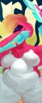 2021 anthro big_breasts biped breasts crotch_tuft curvy_figure digital_media_(artwork) digital_painting_(artwork) feathers featureless_breasts female generation_2_pokemon hi_res ho-oh legendary_pokemon looking_at_viewer mighty-whydah navel nintendo nude overweight overweight_anthro overweight_female painting_(artwork) pink_body pink_feathers pokemon pokemon_(species) portrait smile solo thick_thighs three-quarter_portrait tuft voluptuous white_body wide_hips