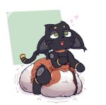 2024 808_(hi-fi_rush) ace_(boredomwithfriends) ambiguous_gender anthro big_diaper black_body black_ears black_eyelids black_inner_ear black_tail black_whiskers boredomwithfriends clothed clothing collar dialogue_in_description diaper dipstick_tail domestic_cat ears_down excessive_feces fan_character fangs feces felid feline felis full-length_portrait fusion gloves_(marking) heart_eyes heart_symbol hi-fi_rush hi_res hyper hyper_feces hyper_soiling leg_markings looking_pleasured machine mammal markings microsoft multicolored_body open_mouth open_smile pivoted_ears pooping portrait red_collar ring_(marking) ringed_tail robot simple_background smile socks_(marking) soiled_diaper soiling soiling_diaper solo standing story story_in_description striped_markings striped_tail stripes tail tail_markings tango_gameworks teeth three-quarter_view tongue tongue_out two_tone_whiskers unclean_diaper used_diaper using_diaper wearing_diaper whiskers yellow_body yellow_markings yellow_tail yellow_tail_tip yellow_whiskers