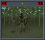 2026 621_(number) 69_(number) absurd_res alternate_species anthro armor army army_helmet army_uniform barefoot black_body black_fur blue_sky border boulder camo camo_clothing camo_print cel_shading clothed clothing colored combat_gear combat_helmet confusion crater_(jamesy_vd) danger digital_drawing_(artwork) digital_media_(artwork) digitigrade digitigrade_paws emanata explosive_mines explosives feet felid feline_tail finnish_flag finnish_military flag flag_(object) flak_jacket forest forest_background fully_clothed fur furrification gameplay_mechanics gloves grass gui handwear headgear helmet hi_res imminent_danger insignia jamesy_vd knee_pads leaf leopard leopard_tail long_tail magazine_pouch male mammal metal_detector military military_uniform minesweeper outside pantherine pattern_clothing plant pockets predicament pupils question_mark red_flag rifle_on_shoulder rifle_sling rk-95_(gun) rock shaded shrub signature sky slit_pupils solo standing tail three-quarter_view touching_face tree uniform video_game_reference wavy_tail whisker_spots whiskers wilderness yellow_eyes